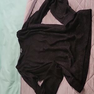 Top, black, long sleeve, very soft.